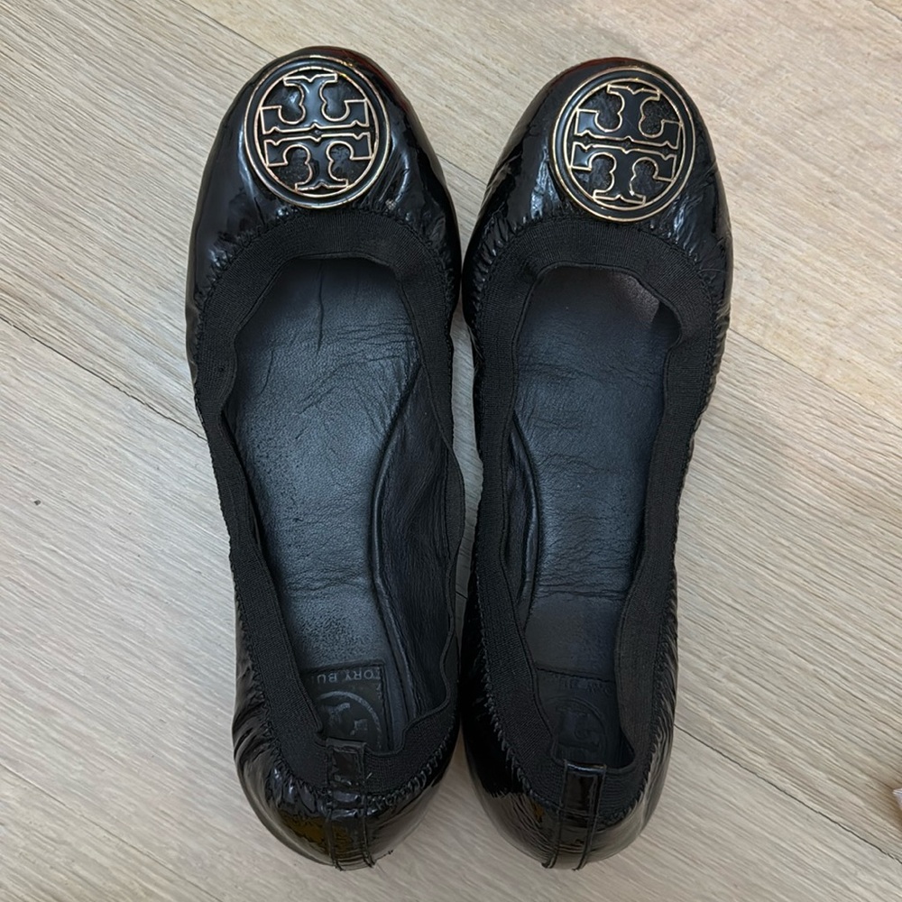 Tory Burch Black Ballet Flat - Size 9